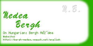 medea bergh business card